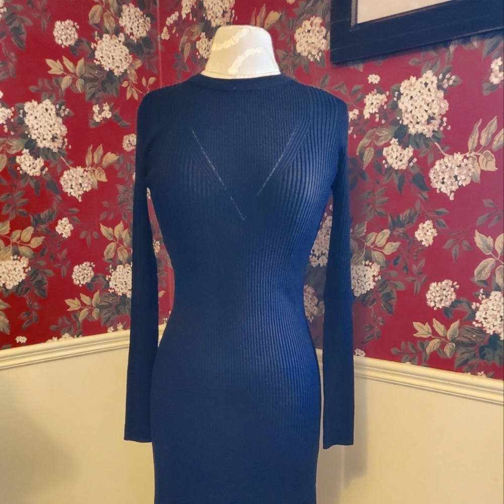 BNWT Mango Black Knit Dress